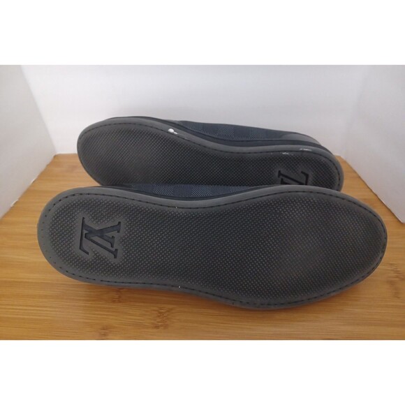 Louis Vuitton Offshore Damier Graphite Check Black Sneakers 8.5 LV or 9.5 US - Picture 13 of 16